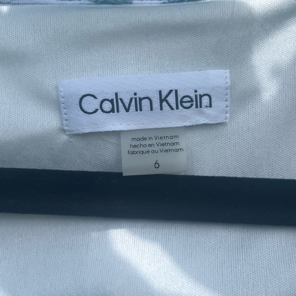 Calvin Klein Light Blue Floral Maxi Dress - Picture 6 of 7
